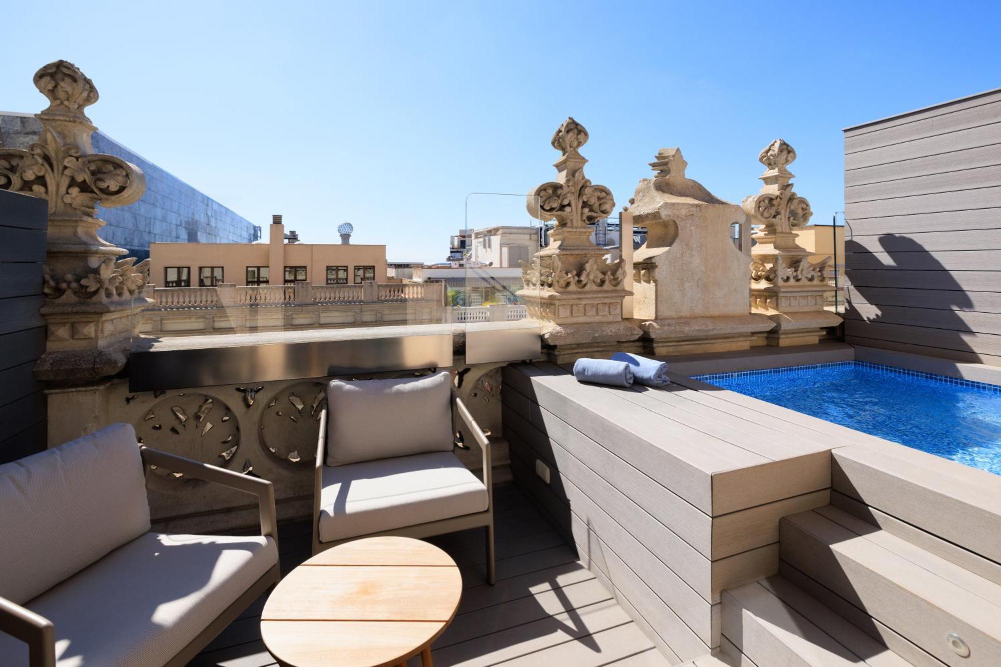 Habitación Doble Deluxe con piscina privada y acceso al spa